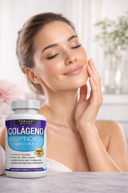 Colágeno Premium 5 Tipos Escenciales (60 Capsulas de 1800 mg)